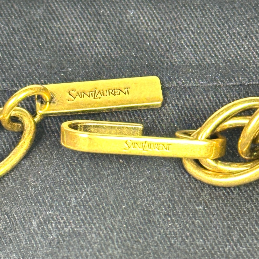 Saint Laurent Women’s Goldtone Chain Belt New W/ Tags - Picture 4 of 10